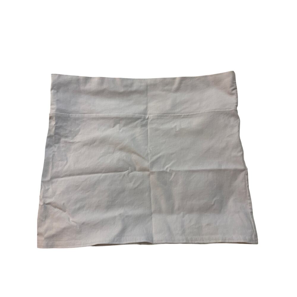 MIDTOWN WEST APPAREL - white pill on skirt- LARGE L